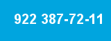 922 387-72-11